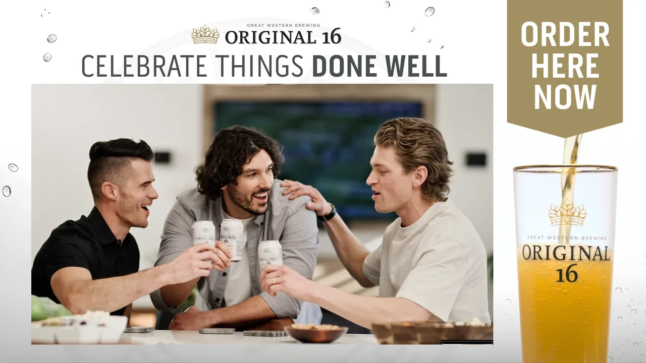 Beverage brand spot delivered on a bar screen