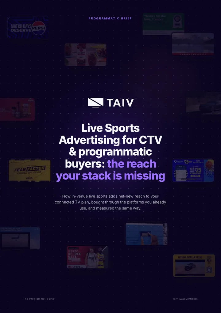 Cover of Live Sports for CTV & Programmatic Buyers
