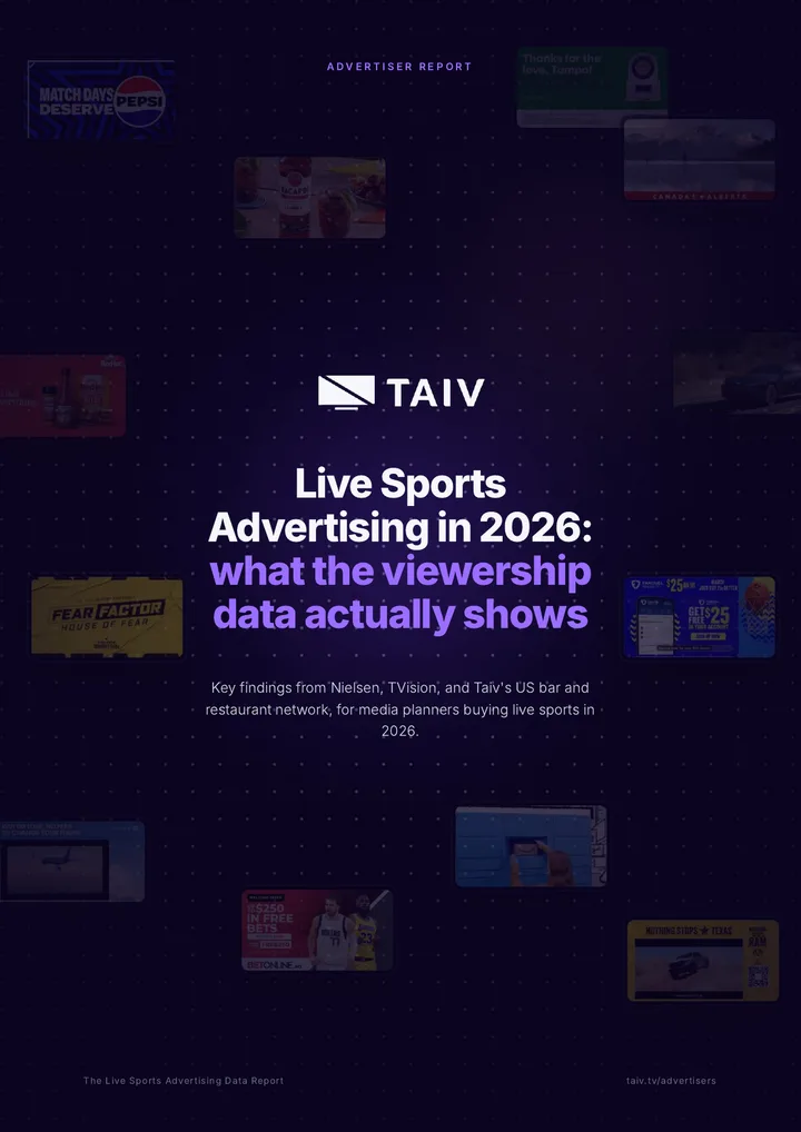 Cover of The Live Sports Advertising Report 2026